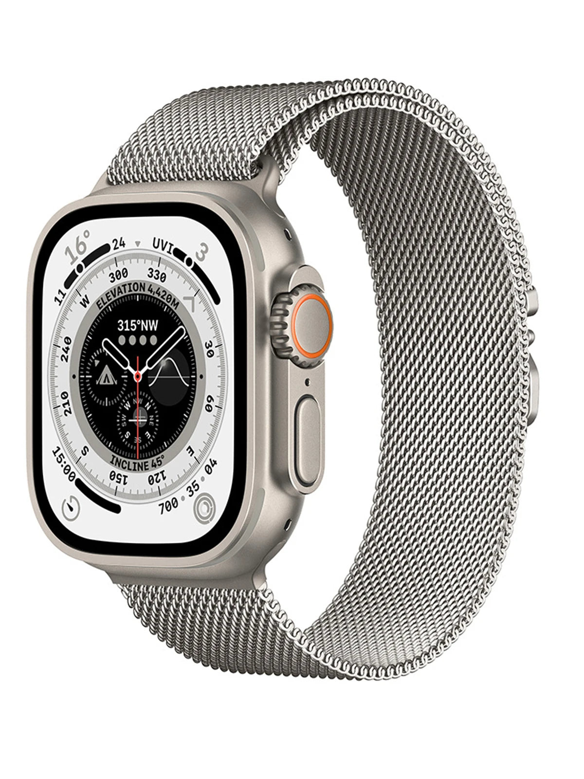Titanium band For Apple Watch Ultra 2 49mm Series 10 9 8 7 6 5 4 SE 46mm 42mm 41mm 45mm 44mm 38mm 40mm Milanese Loop Accessories