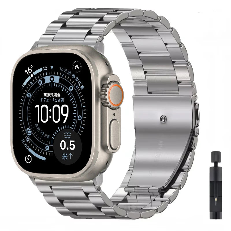 Metal band For Apple Watch 11 10 42mm 46mm Stainless steel Apple Watch Ultra 3 2 1 49mm 9 8 7 6 5 4 3 SE 3 45mm 41mm 44mm 40mm 38mm Belt