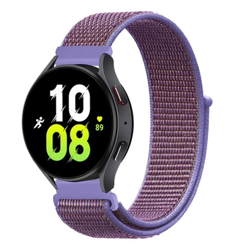 Nylon loop For Samsung Galaxy Watch 6 5 Pro/4/classic/gear s3 frontier/active Sport Bracelet Huawei watch gt2 3 22mm 20mm Strap