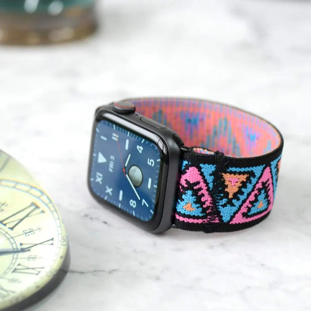 Scrunchie band for Apple Watch band 40mm 44mm 42mm 45mm 41mm 49mm Elastic solo loop band Apple Watch Series 3 SE 6 7 8 9 Ultra 2