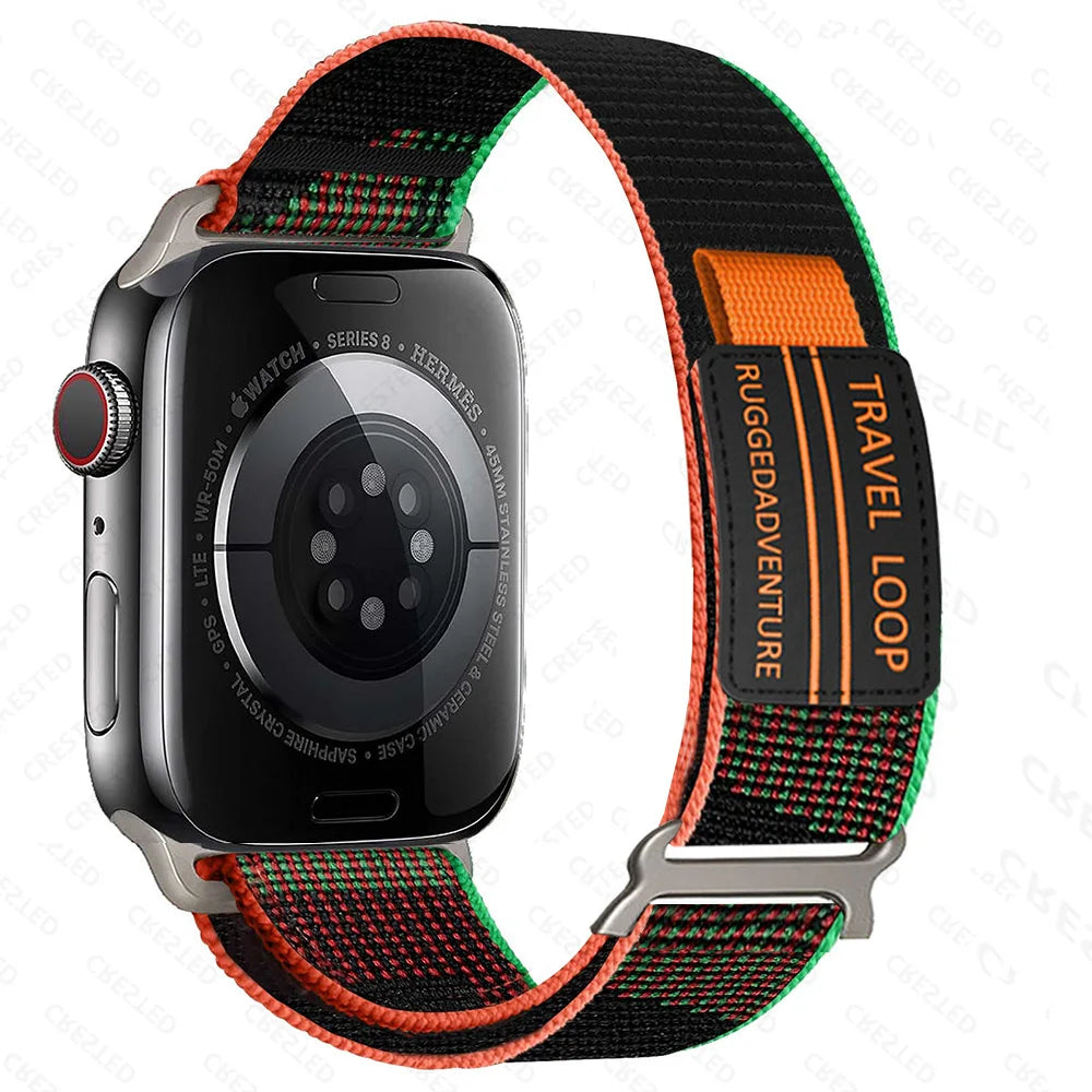 Trail loop band for Apple Watch Ultra 2 band 49mm 44mm 45mm 40mm 41mm 46mm 42mm 45mm 44mm band Apple Watch Series 10 SE 9 8 7 6 5