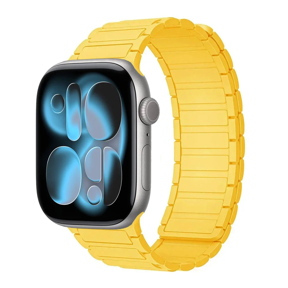 New Sport Silicone band for Apple Watch band Ultra 3 49mm 11 10 46mm 42mm Magnetic band Apple Watch 9 8 7 6 5 SE 45mm 41mm 44mm 40mm