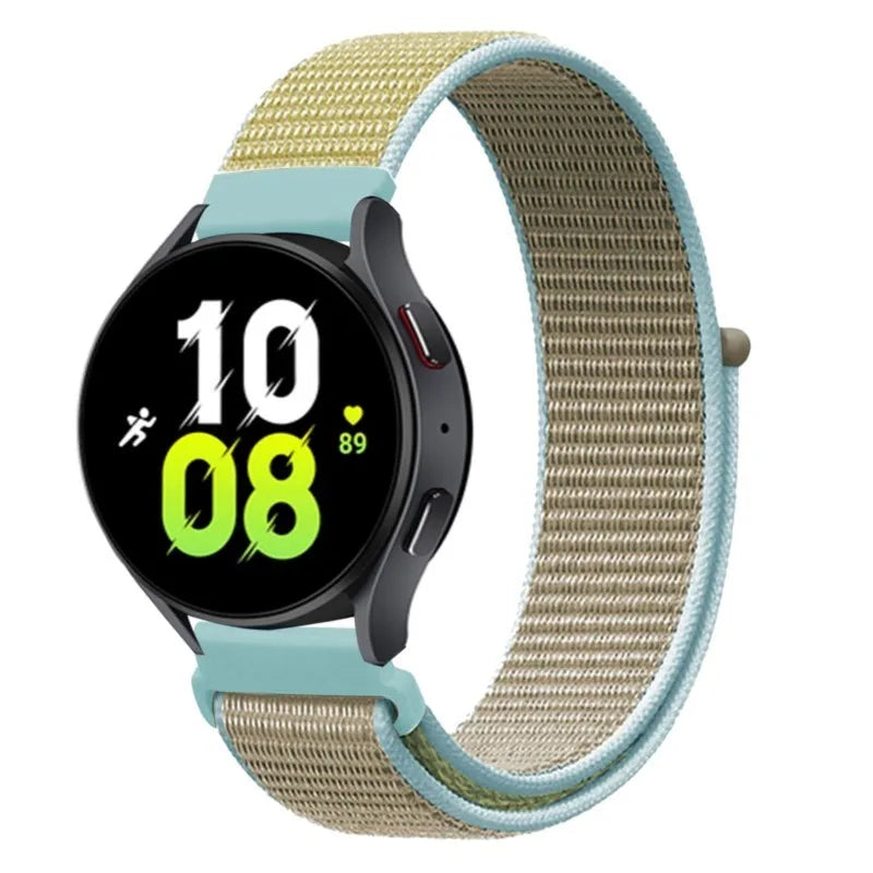 Nylon loop For Samsung Galaxy Watch 6 5 Pro/4/classic/gear s3 frontier/active Sport Bracelet Huawei watch gt2 3 22mm 20mm Strap
