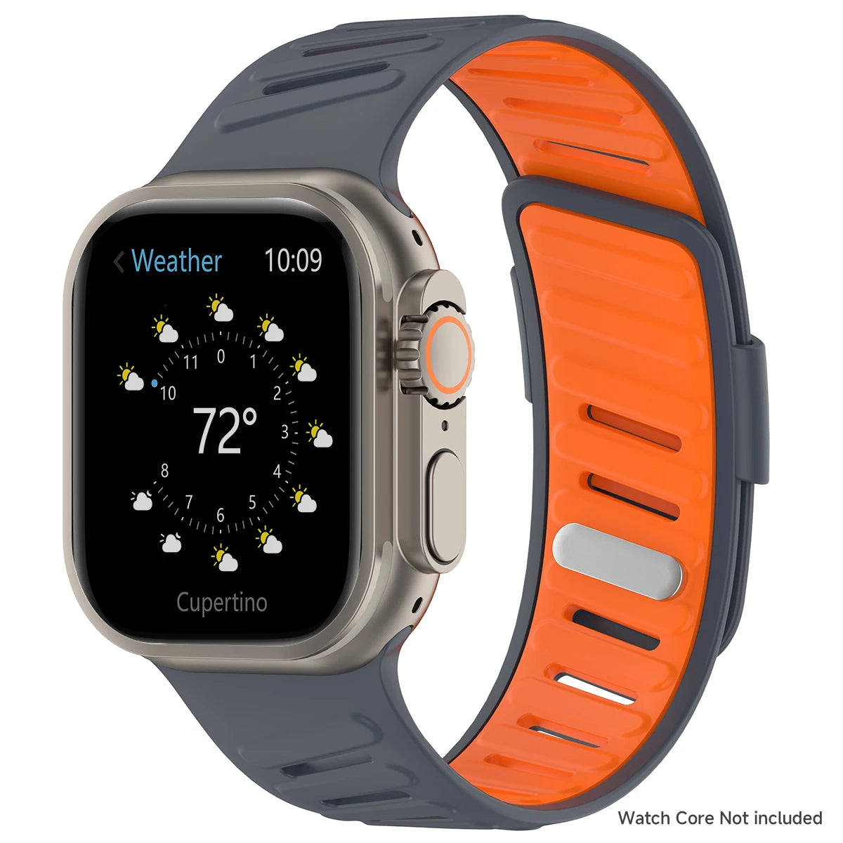 Silicone Sport band For Apple Watch Ultra 2 3 49mm band 42mm 44mm 45mm 46mm Slanted Buckle band for Apple Watch 11 10 9 8 7 6 5 4 SE 3