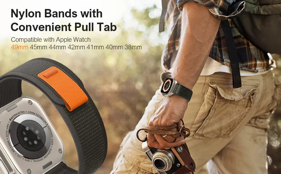 Trail Loop band for Apple Watch band 11 42mm 46mm 44mm 40mm 41mm 45mm Sport band Apple Watch Series 9 8 7 5 Se3 10 Ultra 3 2 49mm