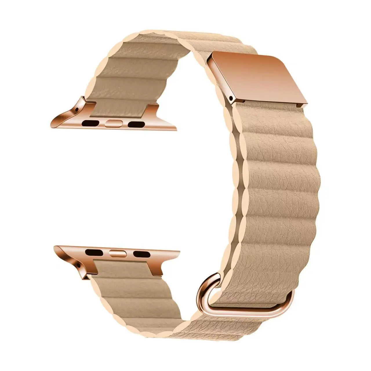 Leather Loop for Apple Watch Ultra band 49mm 44mm 40mm 41mm 45mm 42mm 38mm Magnetic band for Apple Watch Series 8 7 SE 6 5 4 3 2 1