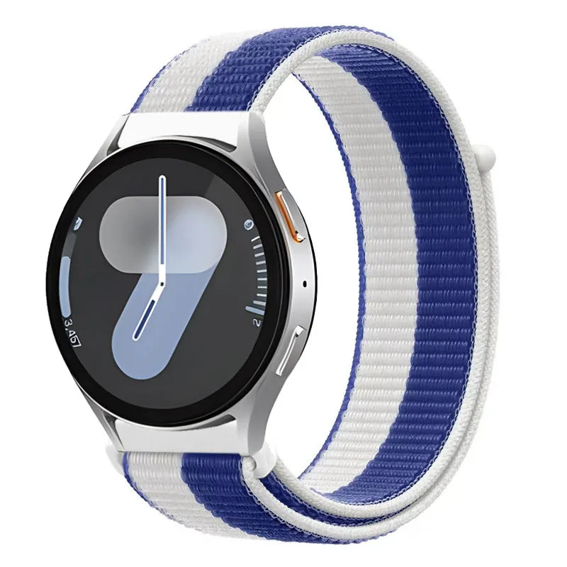 20mm 22mm Nylon Strap for Samsung Galaxy Watch 7/6/5/4 Huawei Watch 5/GT5/4/3 Pro 46mm Breathable Band for Garmin 970 965 955 55