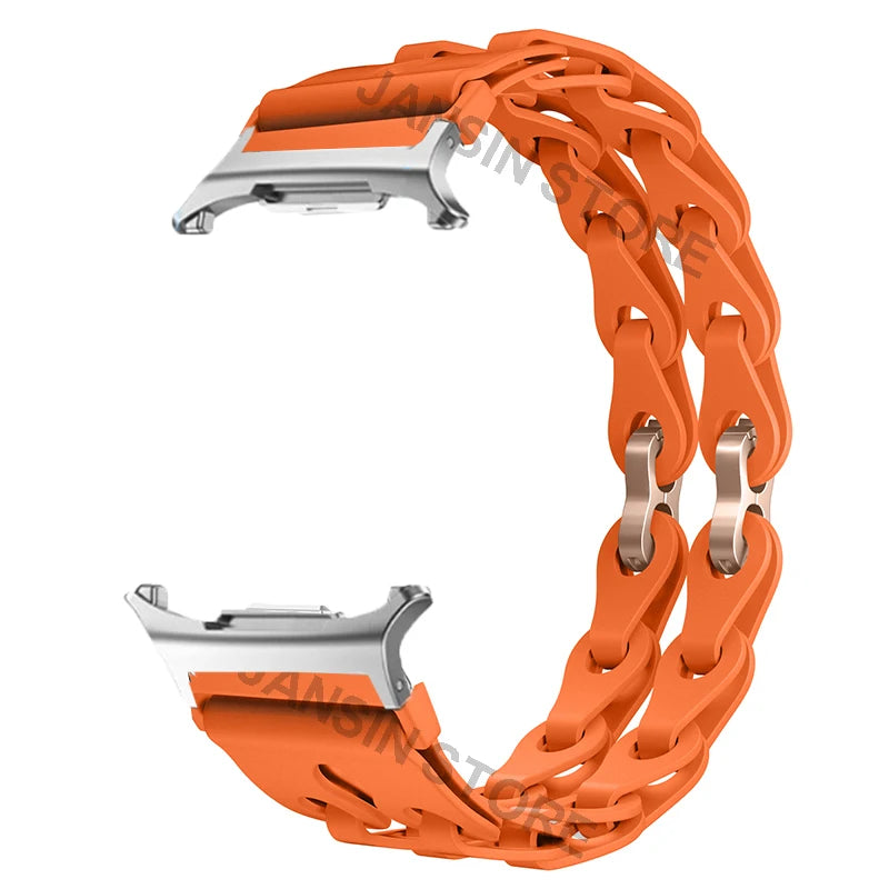 Silicone Band for Samsung Galaxy Watch 8 40mm 44mm Sports Strap Correa Wristband Breathable Bracelet For Galaxy 8 Classic 46mm