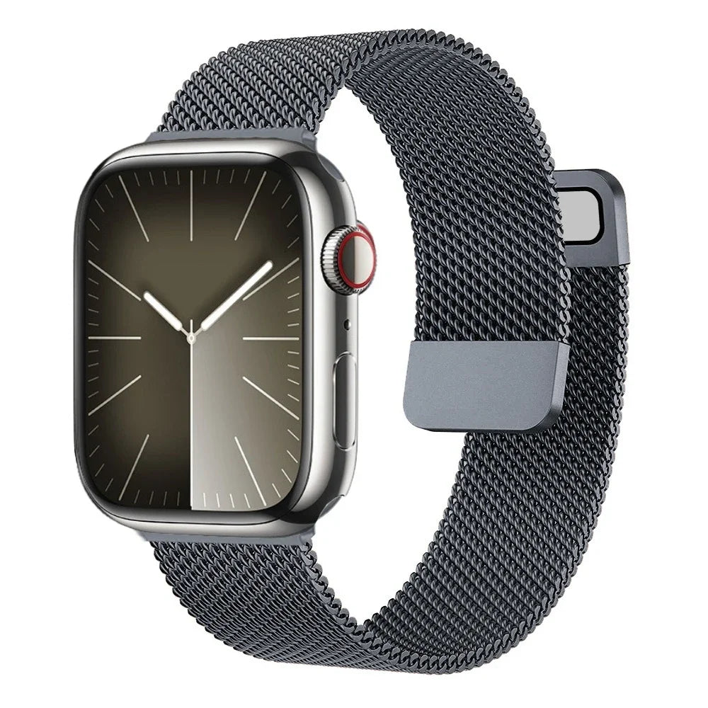 Magnetic Milanese band For Apple Watch 11 10 9 8 7 46mm 42mm 45mm 41mm Ultra 3 2 49mm band Apple Watch 6 5 4 SE3 44mm 40mm Band