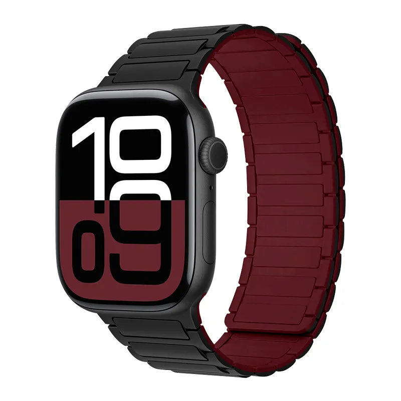 Magnetic Silicone band for Apple Watch Ultra 3 2 49mm 46mm 42mm 45mm 44mm 40mm 41mm band Apple Watch Series 11 10 9 8 7 6 SE band