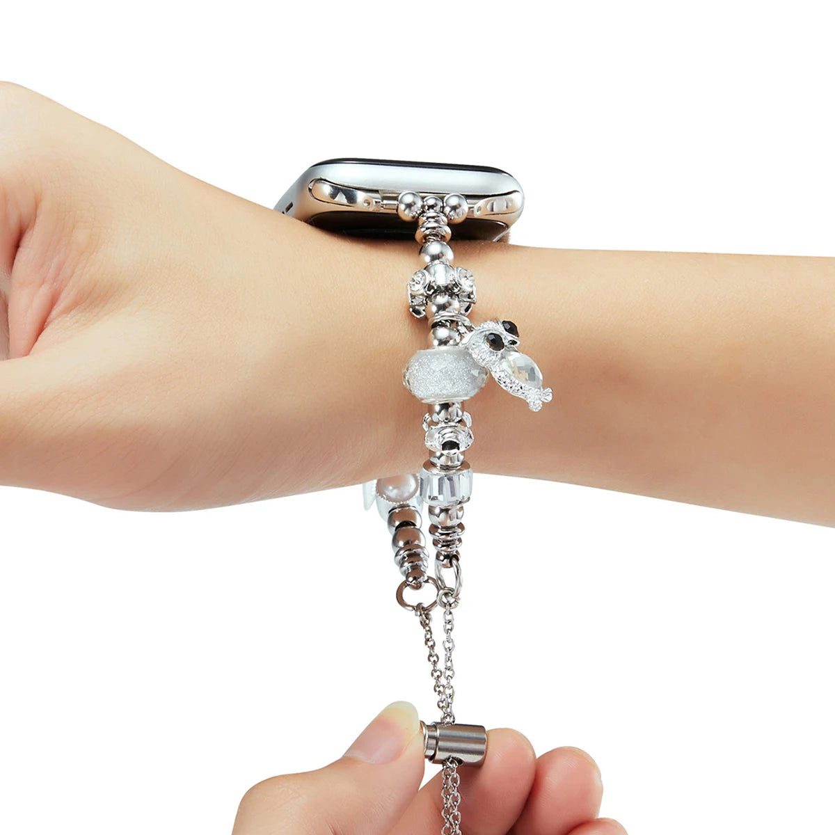 Jewelry band for Apple Watch Series 10 band 46mm 42mm 41mm 45mm 44mm 38mm 40mm Women Bling metal band Apple Watch Series 9 8 7 6 SE Ultra