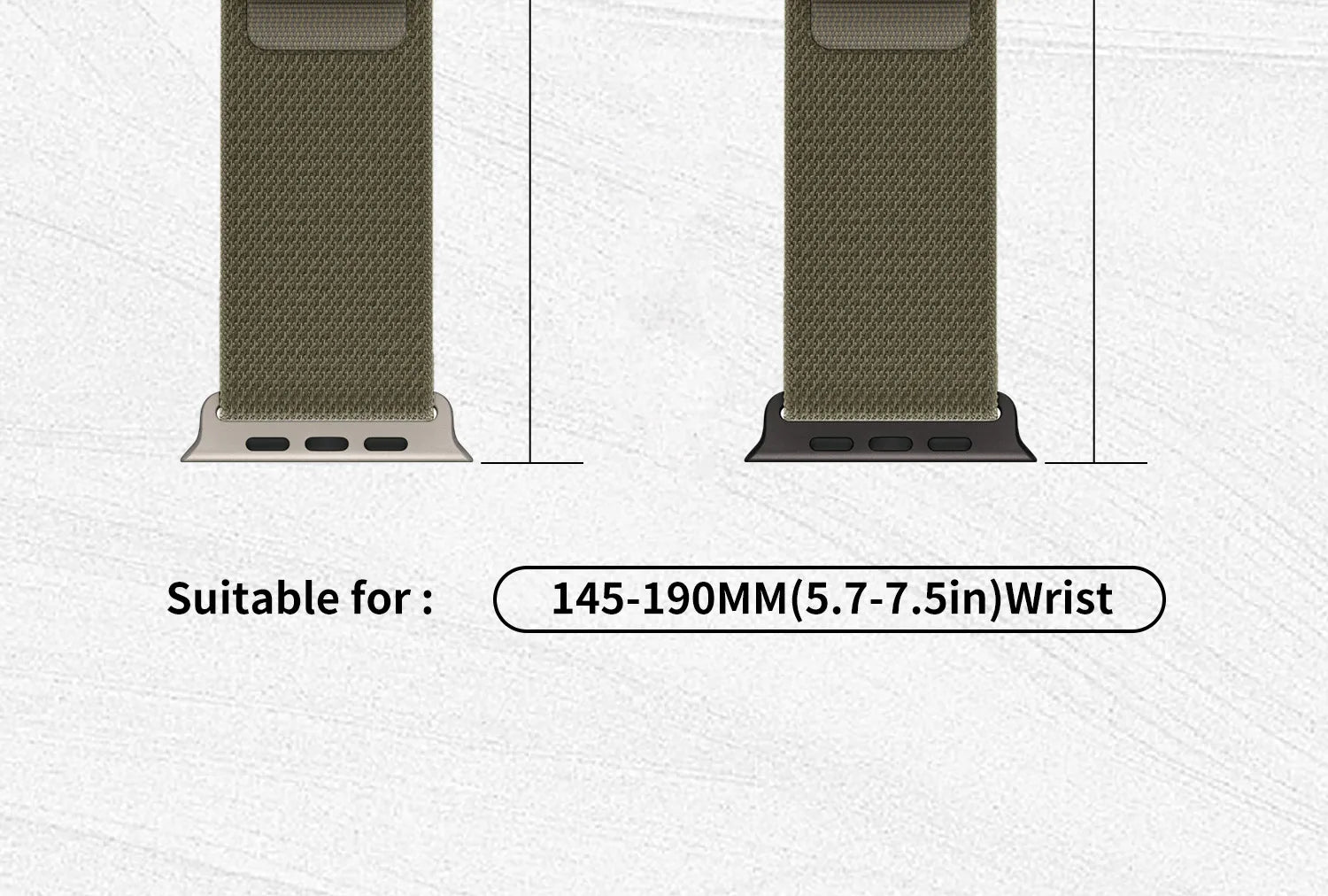 2025 New Suitable for Apple Watch High Quality Nylon band Alpine Loop For Watch Series 10 9 8 7 Ultra 2 band Apple Watch 49mm 46mm