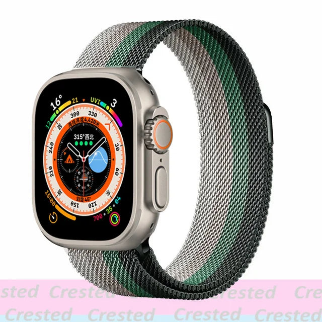 Milanese Loop band For Apple Watch band 11 42mm 46mm 44mm 40mm 41mm 45mm 49mm bands Apple Watch Series 10 9 8 7 6 Se3 Ultra 3 2