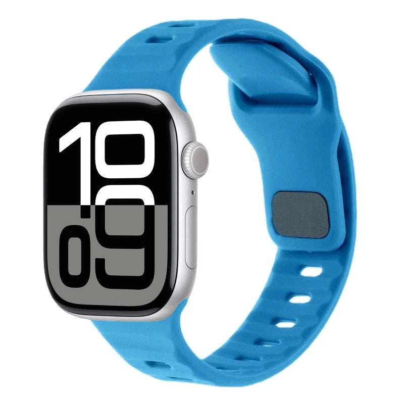 Sports Silicone band For Apple Watch Ultra 3 band 49mm Serise 11 10 9 8 7 46mm 45mm 42mm 41mm Wristband Apple Watch 6 5 4 SE 44mm 40mm