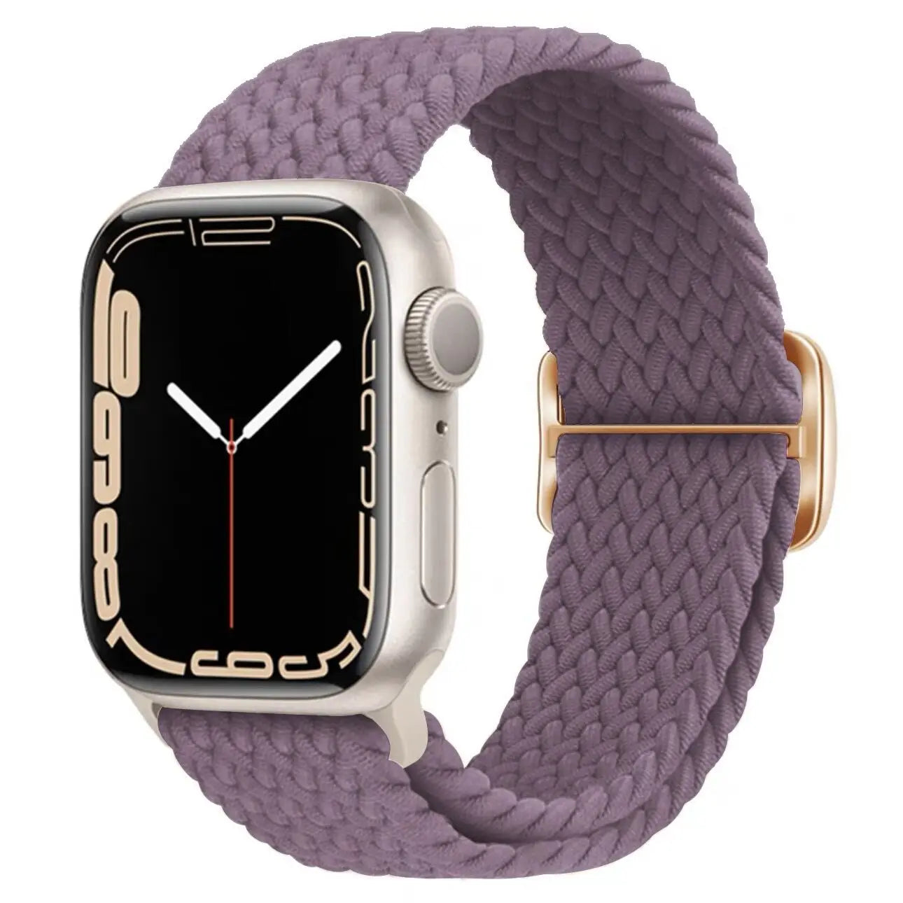 Braided Loop For Apple Watch band 49mm 44mm 45mm 41mm 42mm 38mm 40mm Elastic Solo band Apple Watch Ultra Series 7 SE 3 6 8 Band