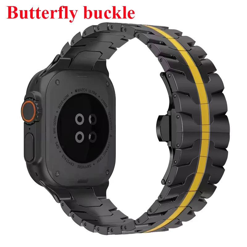 Stainless Steel band For Apple Watch Series 11 10 9 8 SE 3 46mm 45mm 42mm 44mm metal band For Apple Watch Ultra 3 2 1 49mm