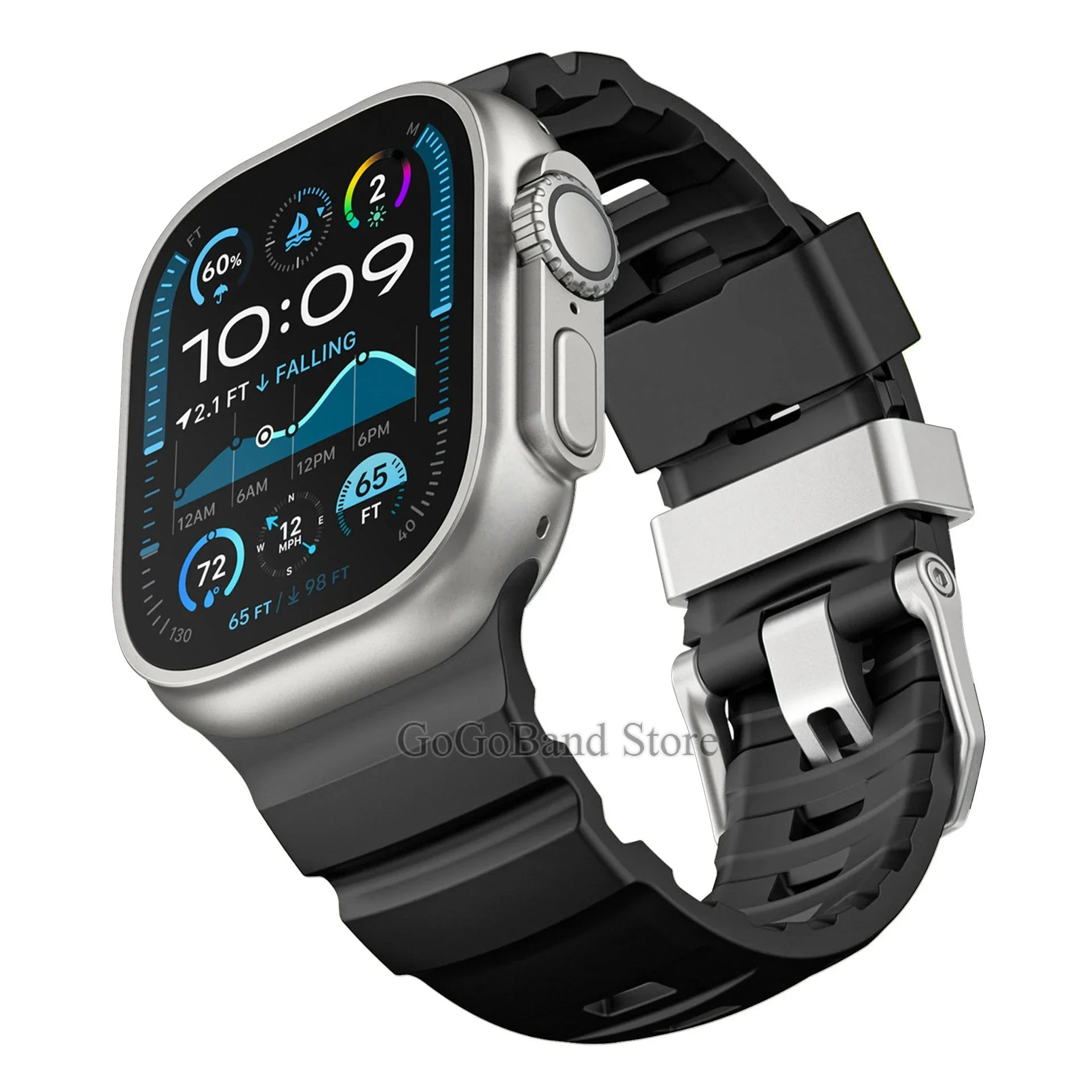 Fluorescence band for Apple Watch band 49mm 46mm 45mm 44mm 42mm Sport Silicone band For Apple Watch Ultra 2 Series 10 9 8 7 6 SE