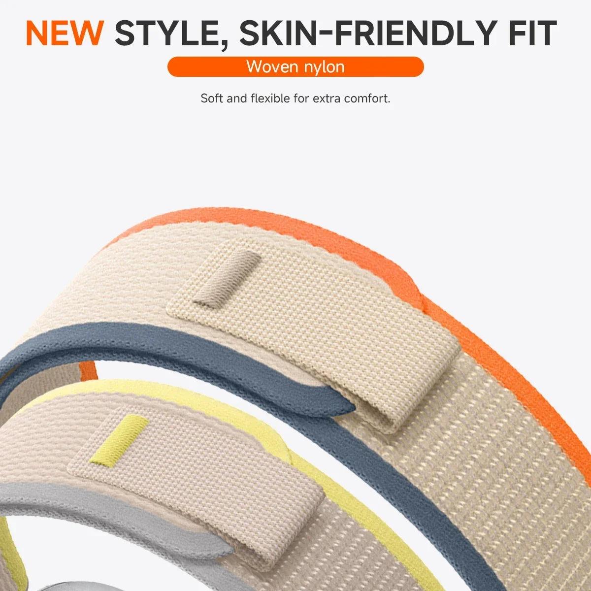 Trail Loop Strap for Samsung Galaxy Watch 7 Ultra 47mm No Gaps Band Nylon Bracelet Wristband for Samsung Watch Ultra 47mm Belt