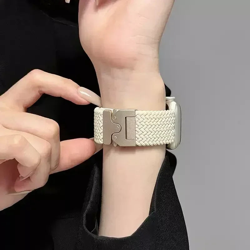 Parachute band For Apple Watch Ultra 2 band 49mm 44mm 46mm 42mm 45mm 41mm Braided band correa Apple Watch Series 10 SE 9 8 7 6