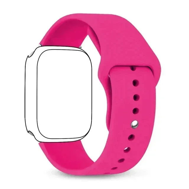 Silicone band For Apple Watch band 46mm 42mm 45mm 44mm 49mm 41mm 40mm 38mm band Apple Watch Series 10 9 8 Ultra 7 SE 3 4 6 Band