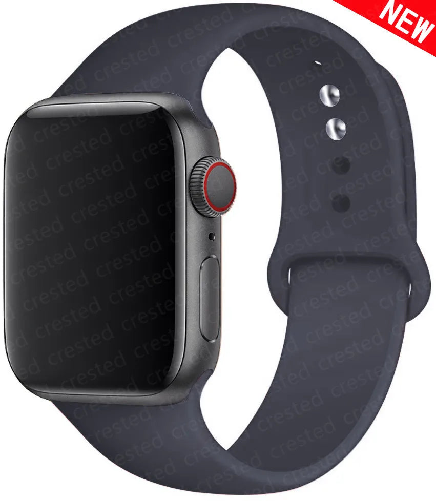 bands For Apple Watch band 44mm 40mm 45mm 41mm 49mm 46mm 42mm 38mm correa silicone band Apple Watch Series 10 7 8 SE 3 6 9 Ultra 2