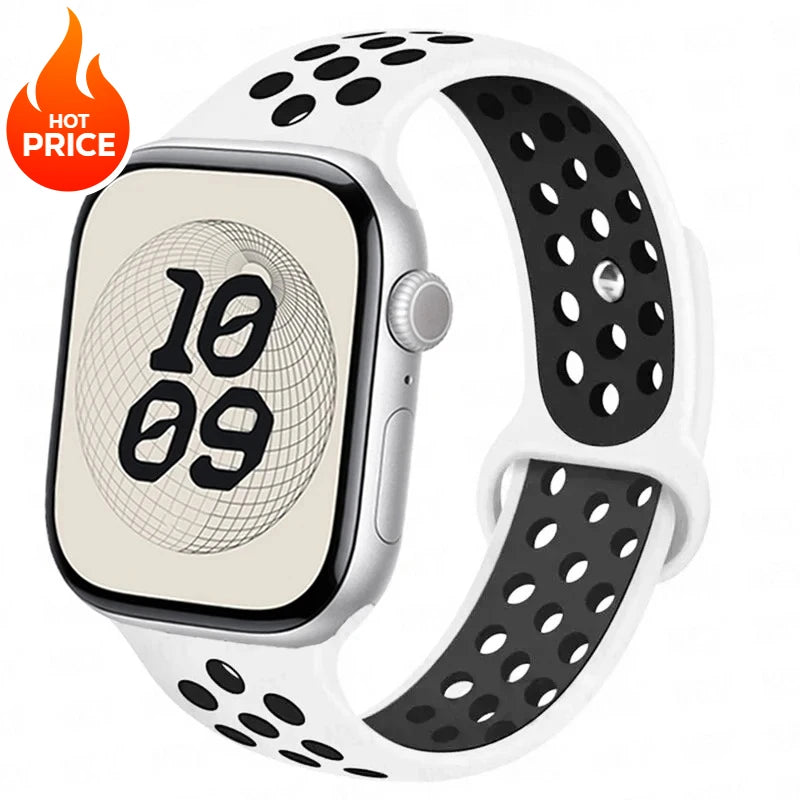 Sport band For Apple Watch Ultra 3 49mm S11 46mm 42mm 45mm 44mm 40mm 41mm band Apple Watch Series 10 8 7 6 4 5 9 SE Silicone Band