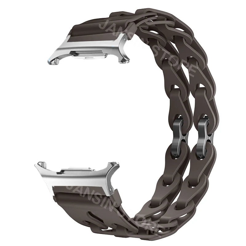 Silicone Band for Samsung Galaxy Watch 8 40mm 44mm Sports Strap Correa Wristband Breathable Bracelet For Galaxy 8 Classic 46mm