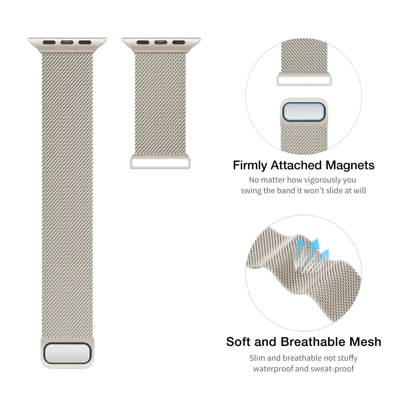 Milanese band+case for Apple Watch band 46mm 42mm 49mm 40mm 44mm 41mm 45mm Screen Protection For Apple Watch Ultra 2 Series 10 9 8 7 6 SE