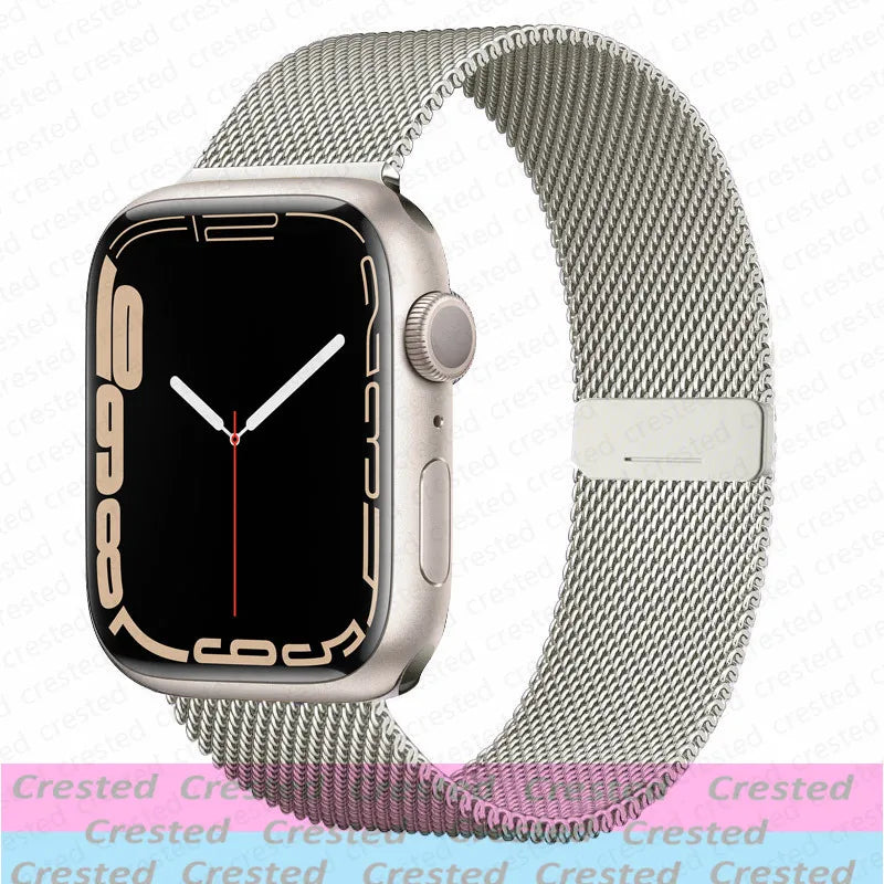 Magnetic band For Apple Watch band 44mm 40mm 45mm 46mm 49mm 42mm 41mm 38mm belt band Apple Watch Series 10 9 3 6 7 8 SE Ultra 2