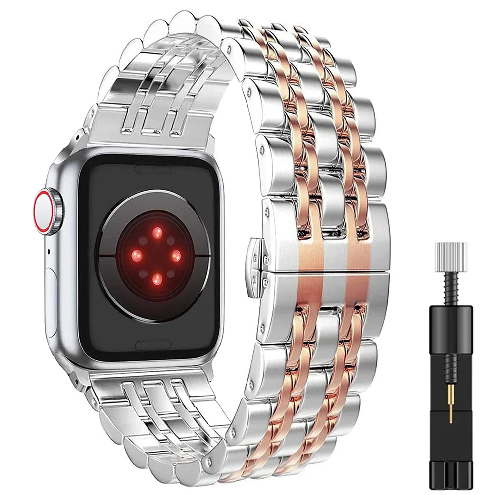 Metal band for Apple Watch Ultra 3 2 9 8 7 6 5 4 SE 49mm 45mm 44mm 41mm Convenient Replacement Belt Apple Watch 11 10 46mm 42mm Correa