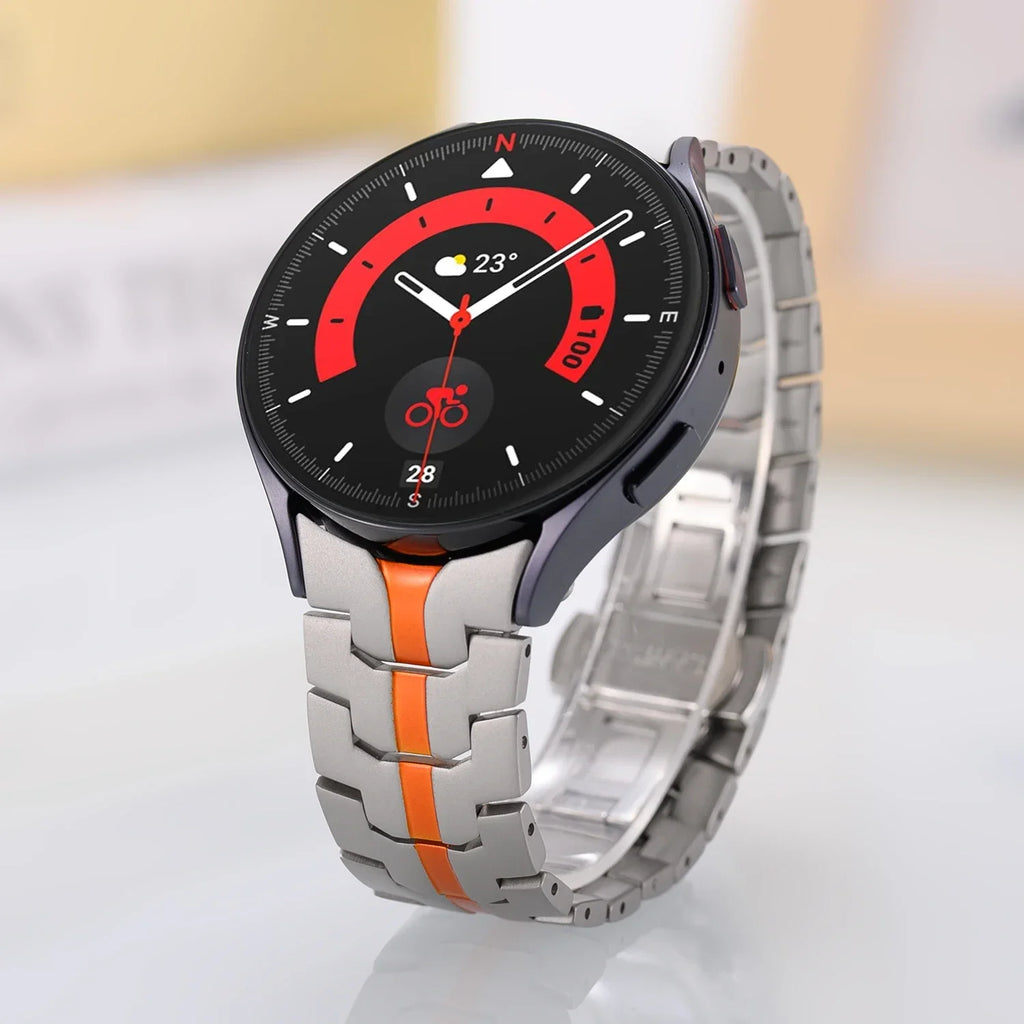 Stainless Steel Strap for Samsung Galaxy Watch 7 6 5 4 40mm 44mm 6 Classic 43mm 47mm No Gaps Metal Band 5Pro 45mm Quick Bracelet