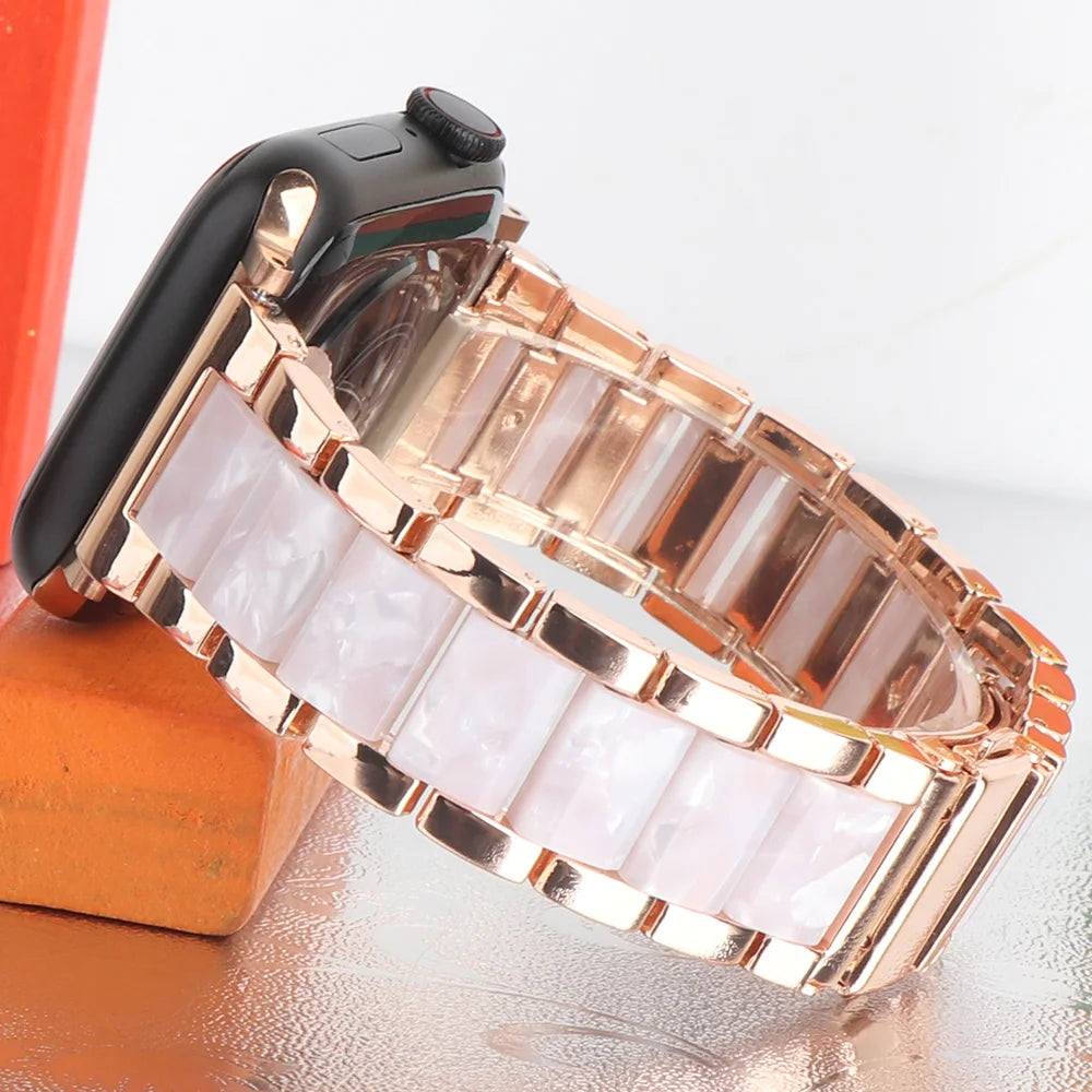 Two Colors band for Apple Watch 49mm 46mm 45mm 44mm 42mm 41mm 40mm Women Men band Apple Watch Ultra 2 SE 10 9 8 7 6 5 4 3 band