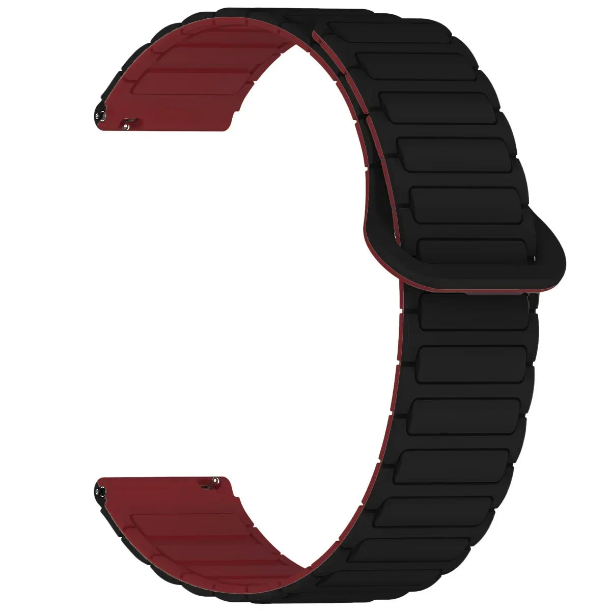 18mm 20mm 22mm Magnetic Loop Band for Samsung Galaxy Watch 7 6 5 4 44/40mm 6Classic Silicone Strap for Huawei Watch GT5 46mm