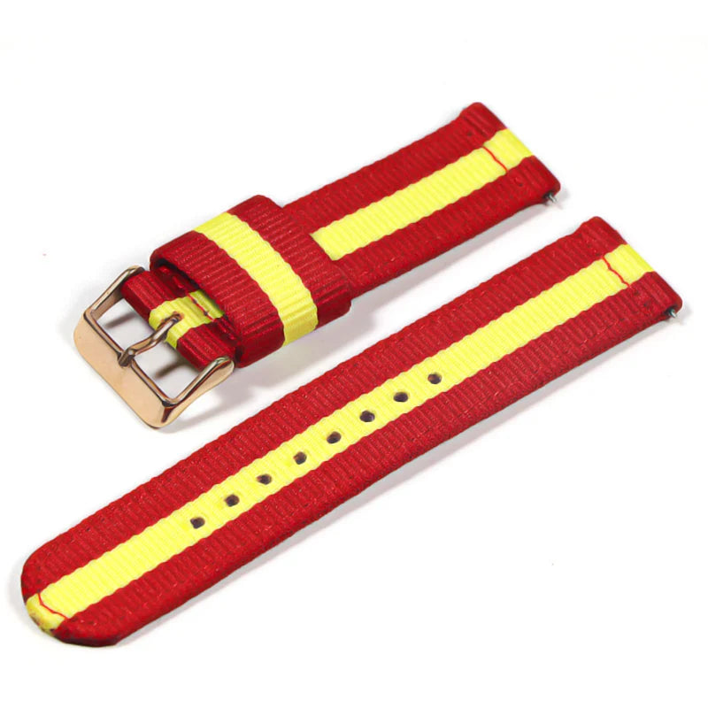 22mm Nylon watch strap For Samsung Galaxy watch 46mm 42mm Active2 Active1 Gear S3 frontier Sports nylon bang