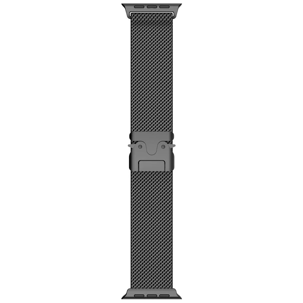 Milanese Mesh Loop for Apple Watch band 49mm 46mm 45mm 44mm 42mm Stainless Steel metal band for Apple Watch Series 10 9 8 7 Ultra 2