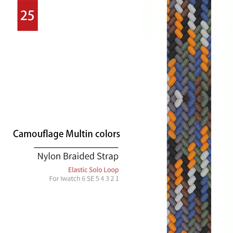 Elastic Solo Loop band For Apple Watch 44mm 40mm 45mm 41mm 46mm 42mm Ultra 49mm band for Apple Watch Series 10 9 8 7 SE 6 5 4 band