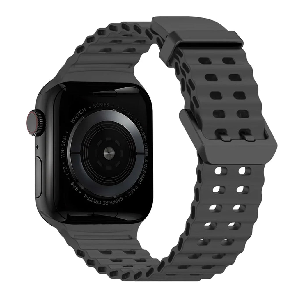 Silicone band for Apple Watch Ultra 3 49mm 46mm 45mm 44mm 42mm 38mm 41mm 40mm Sport band for Apple Watch Series 11 10 9 8 7 6 5 4 SE3 2 Corr