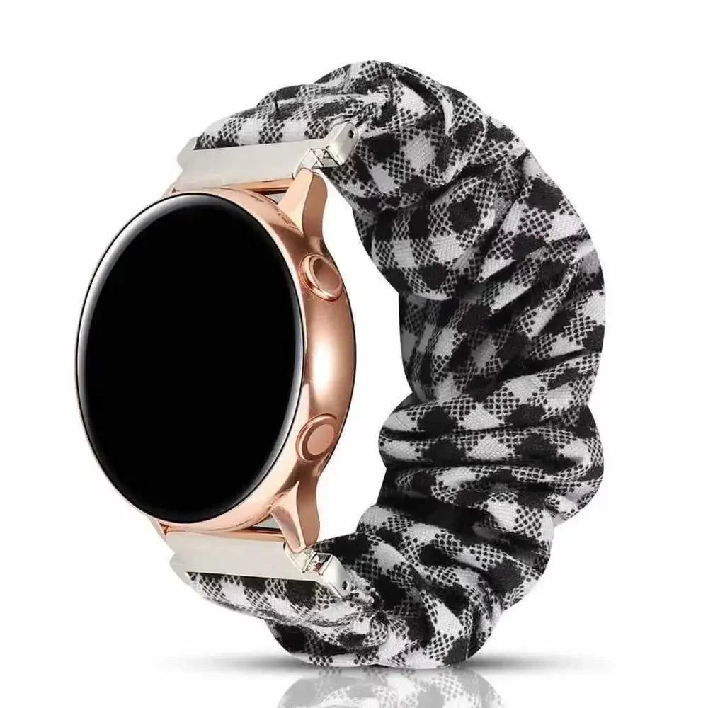 Elastic Nylon Loop Strap For Samsung Galaxy Watch 7 6 5 4 40mm 44mm Band Scrunchies Bracelet for Galaxy Watch 6 4Classic 43/47mm