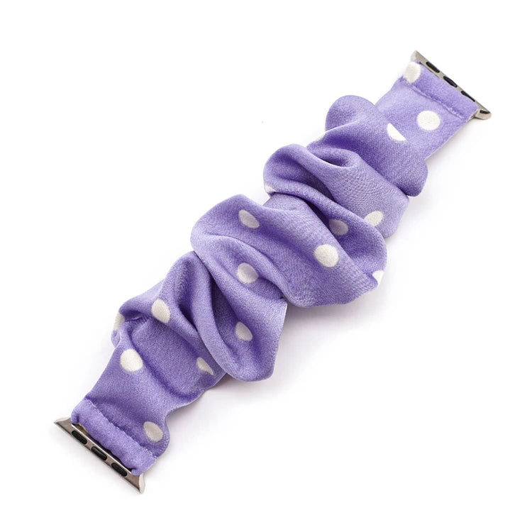 Scrunchie band for Apple Watch Ultra band 49mm 45mm 41mm 44mm 40mm 38mm 42mm Elastic nylon band Apple Watch Series 8 7 6 5 4 3 SE