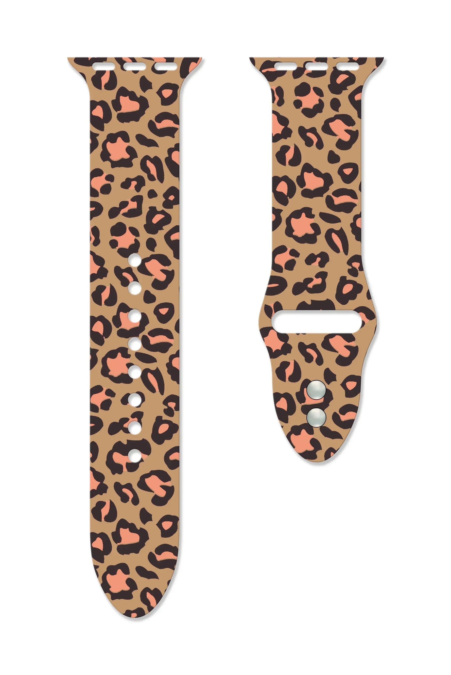 Leopard Printing band for Apple Watch band Ultra 2 49mm 44mm 40mm 41mm 45mm 38mm 42mm for Apple Watch 9 8 7 6 SE 5 4 Women Silicone band