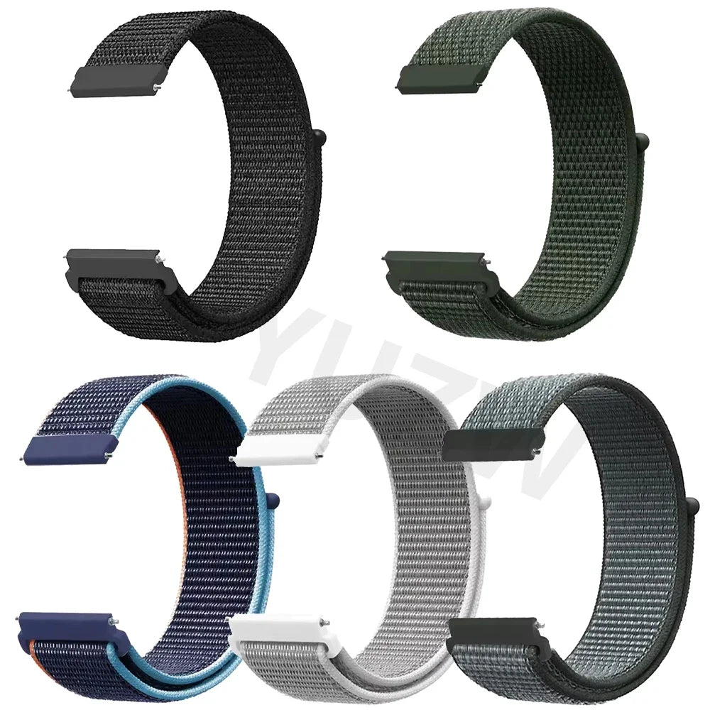 20mm 22mm Parachute Straps For Galaxy Watch Band 7/FE/6/5/pro/4/Classic/active 2/Gear s3 correa Bracelet Huawei watch GT 5 4 3 2