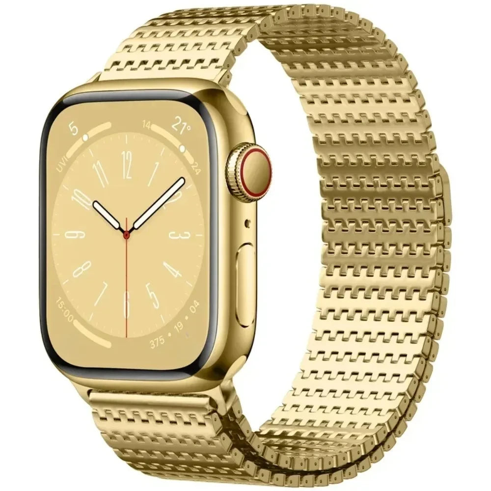 Magnetic Loop band for Apple Watch Ultra 2 49mm 42mm 44mm 45mm Stainless Steel Milanese band for Apple Watch 9 8 7 6 5 4 SE 3 40mm 41mm