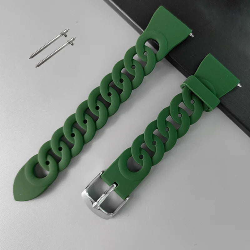 20mm strap For Samsung Galaxy watch 4/6/4classic/5/Pro/Active 3/2/Gear S3/amazfit bip bracelet Huawei watch GT 2/3 Pro 22mm band