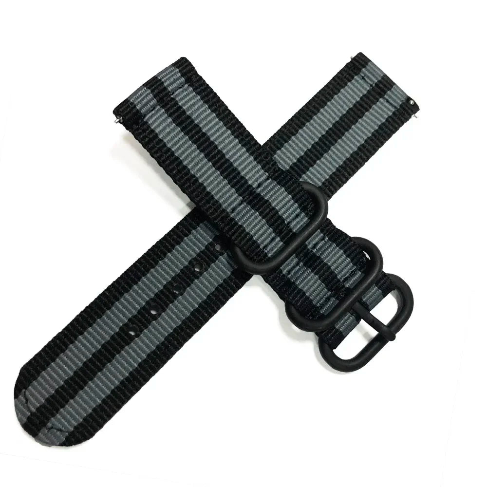 18mm 24 22mm 20mm Woven Nylon Watch Sport Strap Band For Samsung Galaxy 7 4 5 6 Gear S3 Classic Active 2 for Amazfit Fabric band