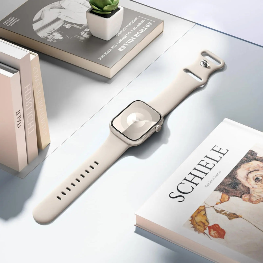 Silicone band For Apple Watch band 40mm 44mm 46mm 45mm 41mm 49mm 38mm 42mm Correa band Apple Watch Series 6 Ultra 2 7 8 9 SE 10 band