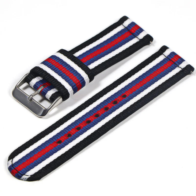 22mm Nylon watch strap For Samsung Galaxy watch 46mm 42mm Active2 Active1 Gear S3 frontier Sports nylon bang