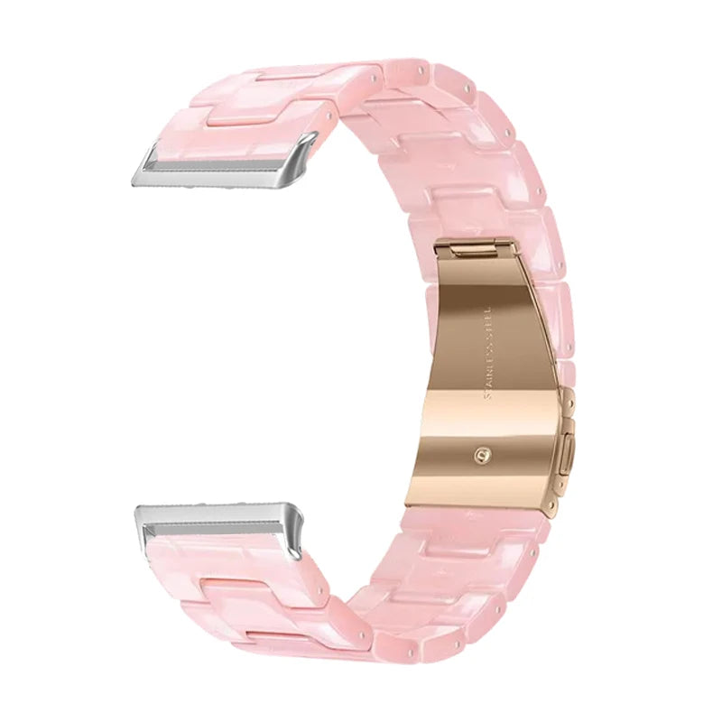 Resin Strap Compatible with Samsung Galaxy Fit3 Quick Release Men Women Bracelet for Galaxy Fit 3 Strap