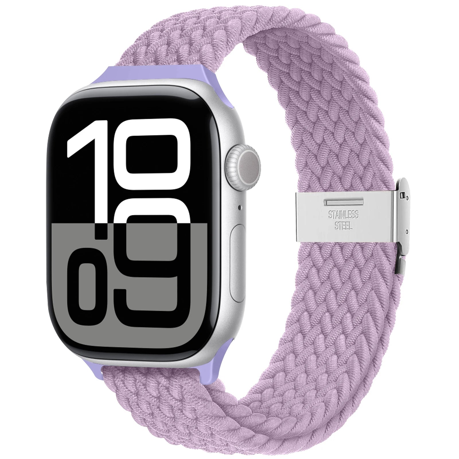 Slim Braided Solo Loop band For Apple Watch band 45mm 41mm 44mm 40mm 46mm 42mm 49mm band Apple Watch Series Ultra 2 10 9 SE 8 7