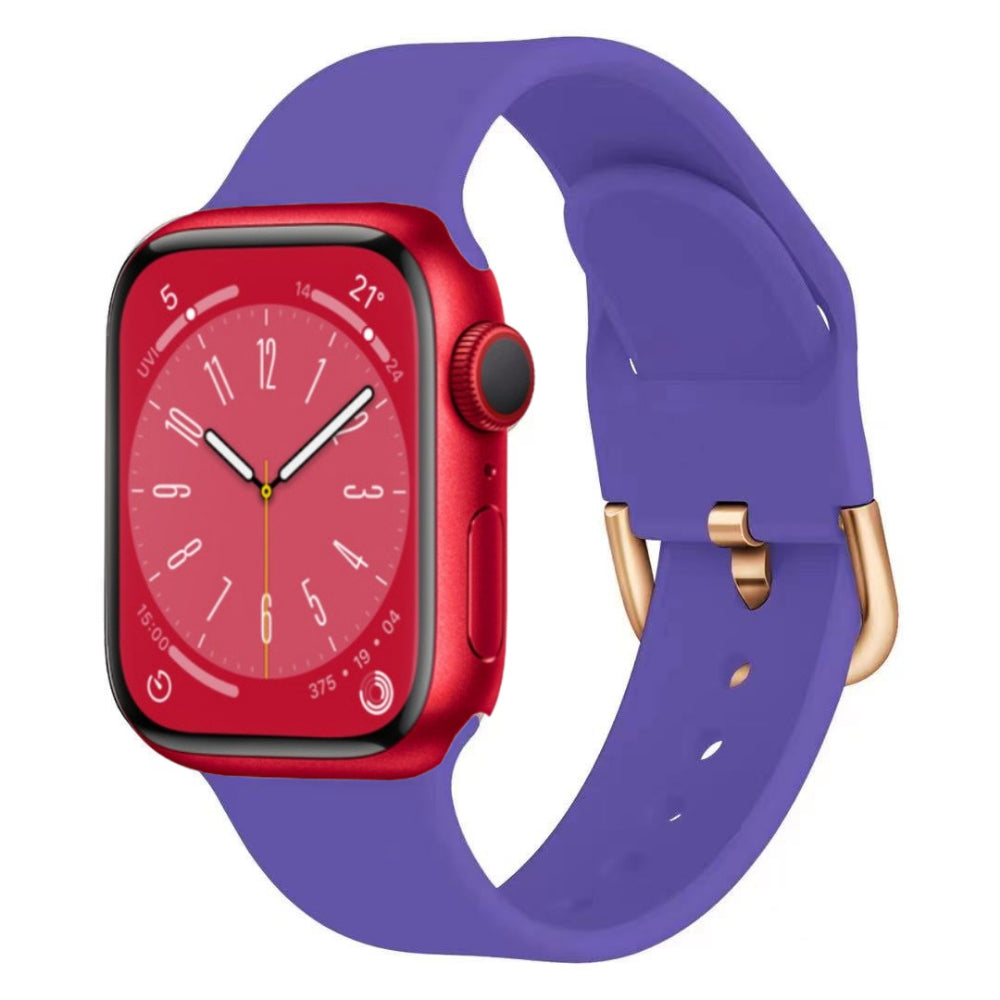 Silicone band for Apple Watch band 46mm 42mm 45mm 41mm 44mm 46mm band Wristband Apple Watch Series 10 9 8 7 6 5 SE Ultra 2 49mm