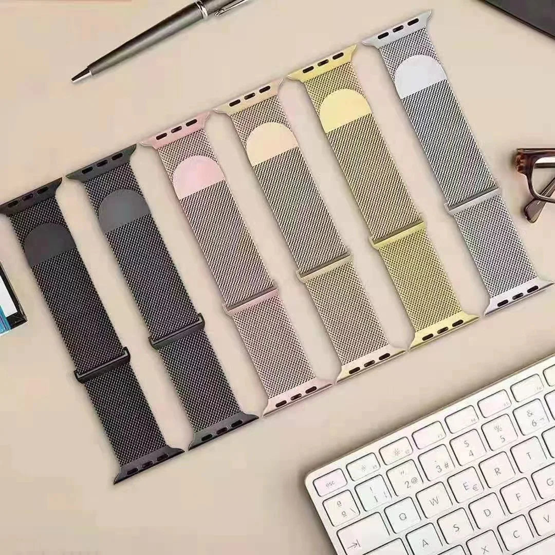 Magnetic Milanese band For Apple Watch 11 10 9 8 7 46mm 42mm 45mm 41mm Ultra 3 2 49mm band Apple Watch 6 5 4 SE3 44mm 40mm Band